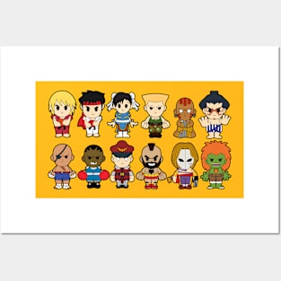 Street Fighter Team Chibi Posters and Art